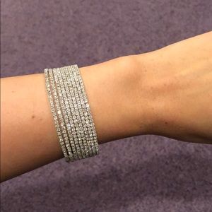 CZ wrap bracelet